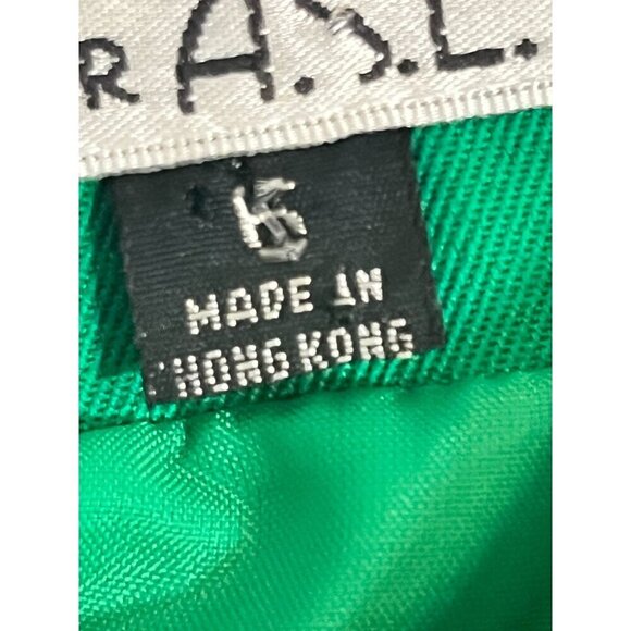 Retro Dress 6 Green Midi Old Money Preppy Classic Boho Western Chic Tassel 80s - Picture 6 of 13